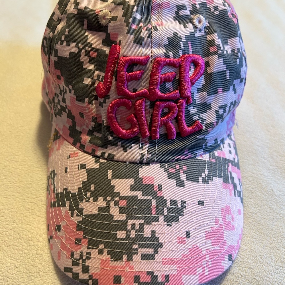 Jeep Girl Pink Camo Women’s Cap